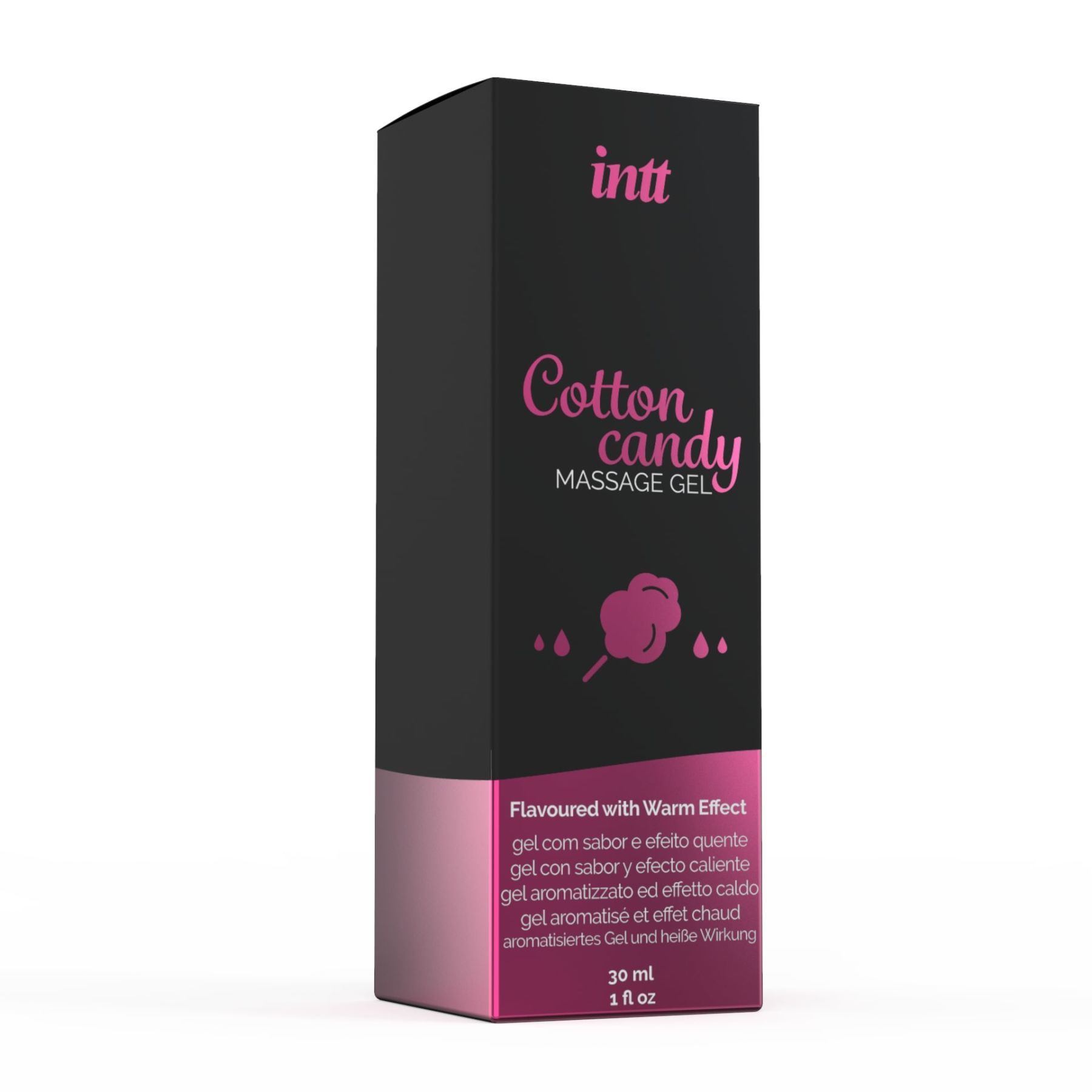 Масажний гель для інтимних зон Intt Cotton Candy (30 мл) розігріваючий